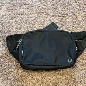 Lululemon Black belt bag authentic